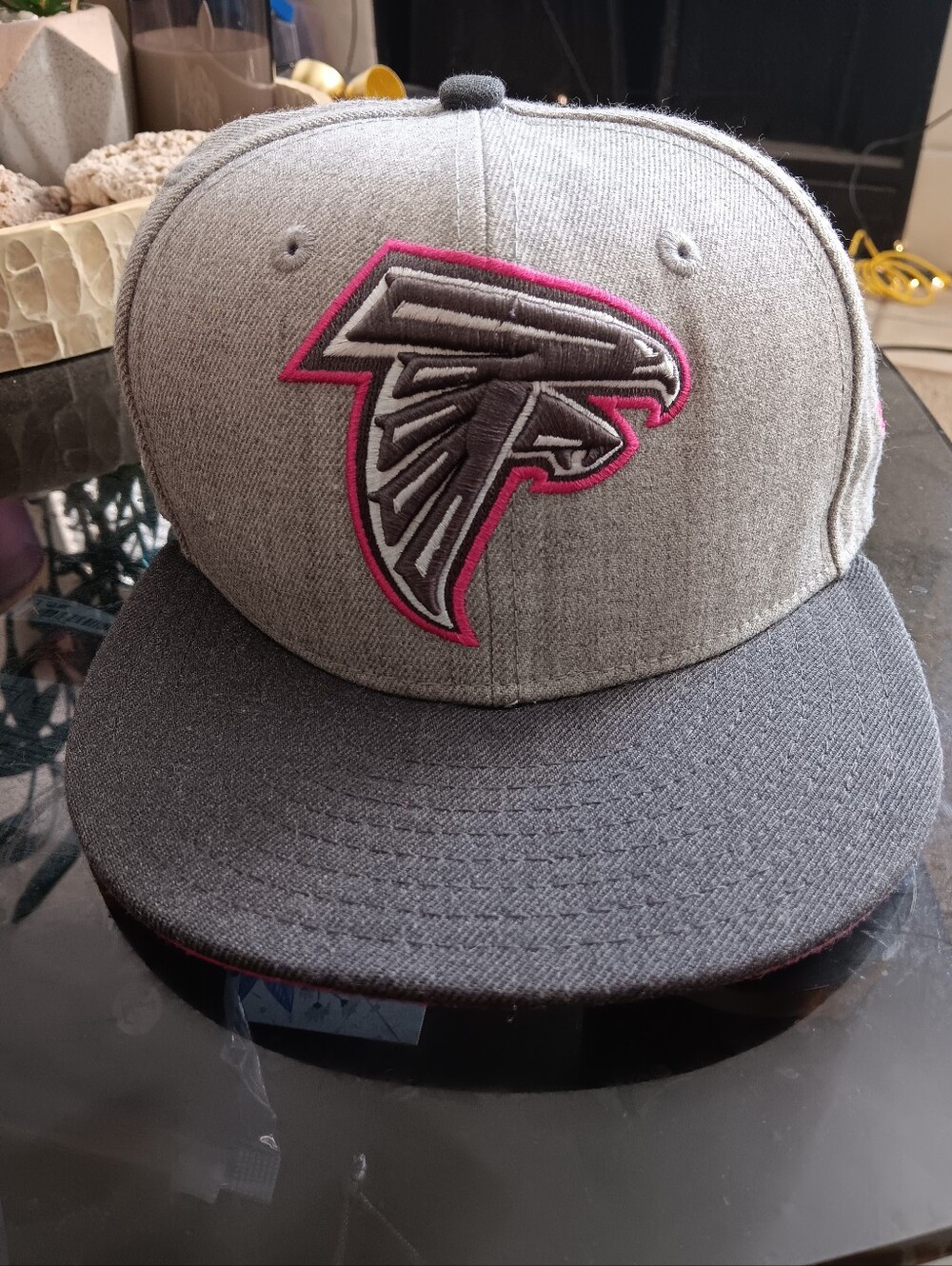 ATL Falcons Football Breast Cancer Hat